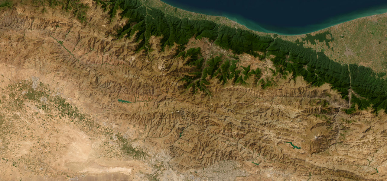 Satellite map of Chalus Road