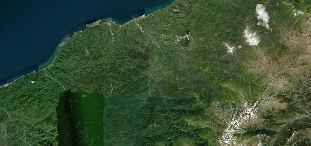 Satellite map of Fırtına Valley Road