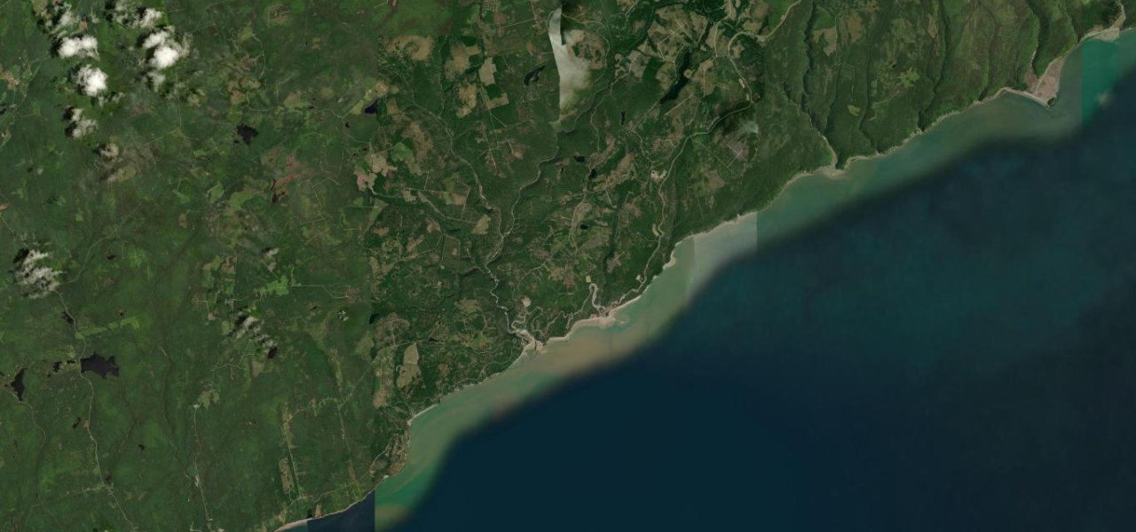 Satellite map of Fundy Trail Parkway