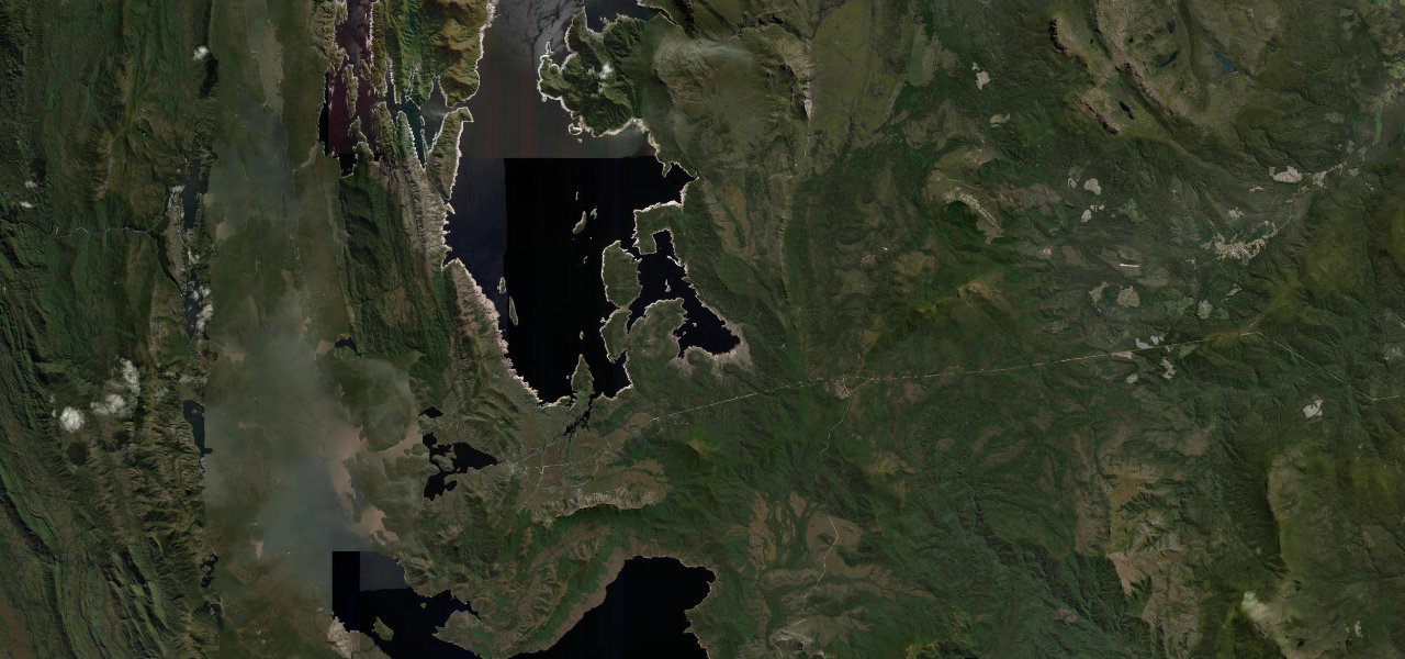 Satellite map of Gordon River Road