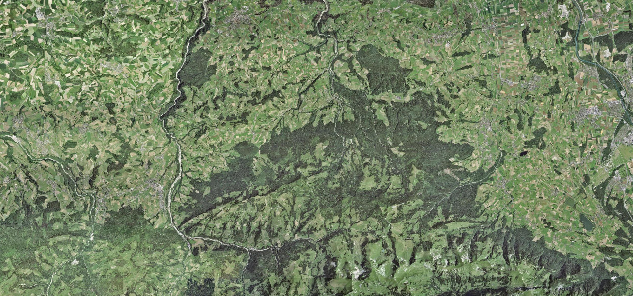 Satellite map of Gurnigelpass