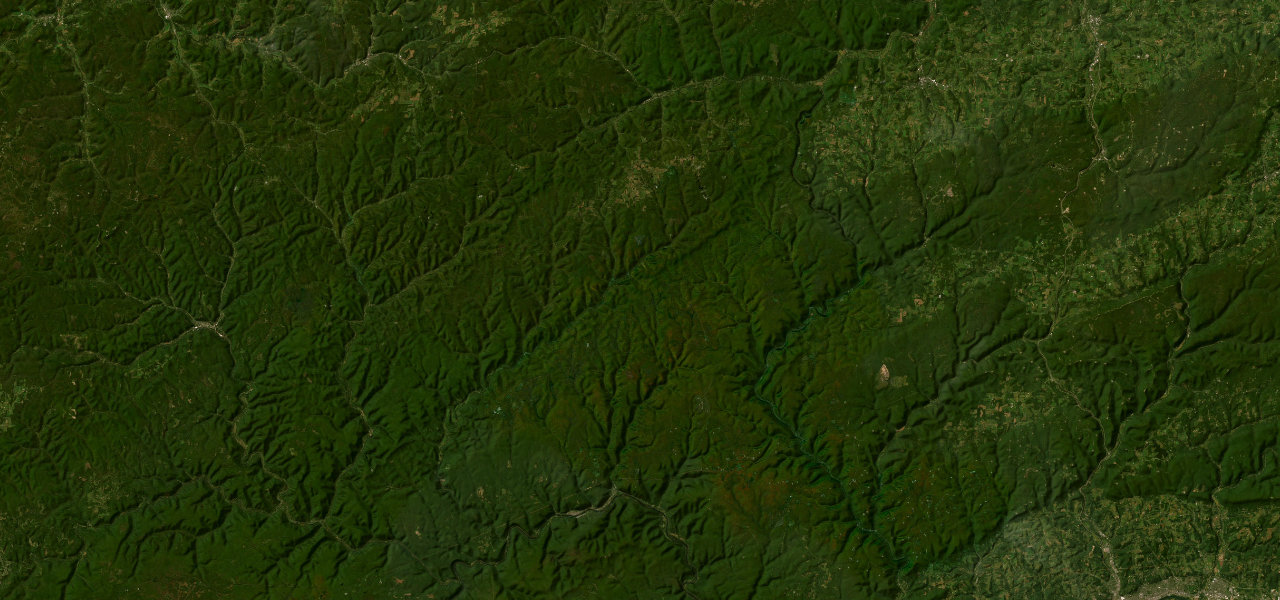 Satellite map of Highway to the Stars
