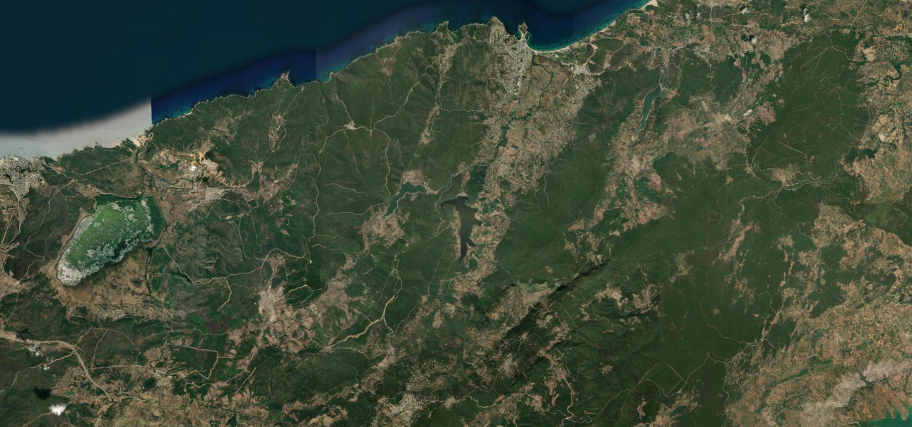 Satellite map of Kroumirie Forest Road