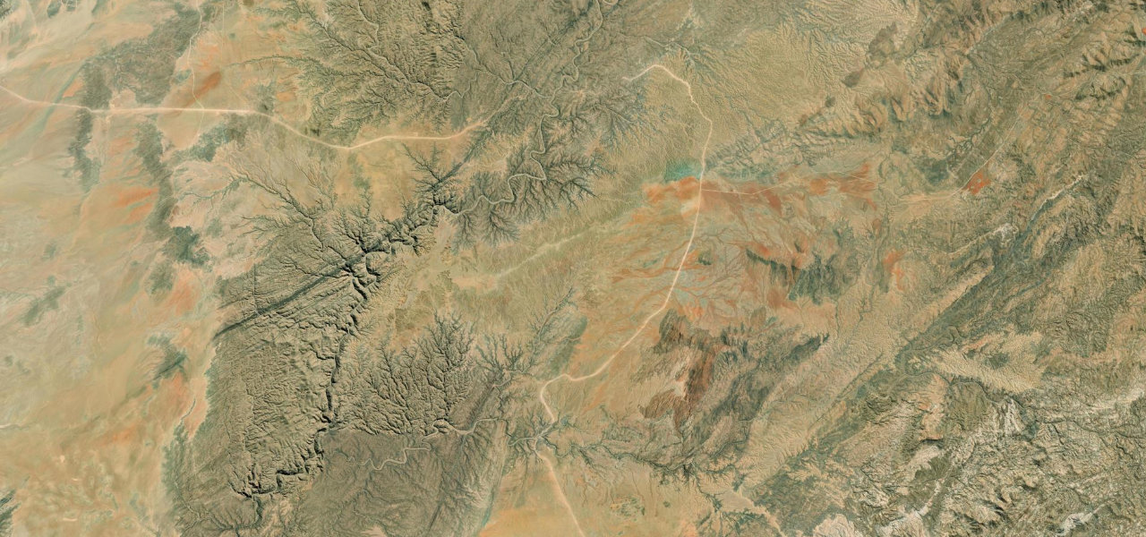 Satellite map of Kuiseb Pass