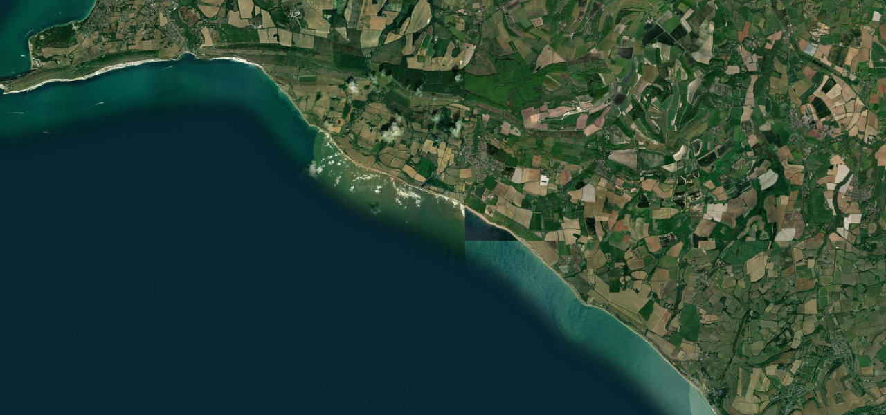 Satellite map of Military Road (Isle of Wight)