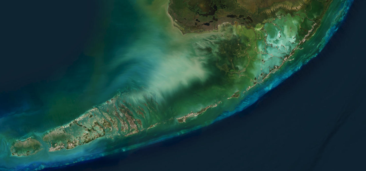 Satellite map of Overseas Highway
