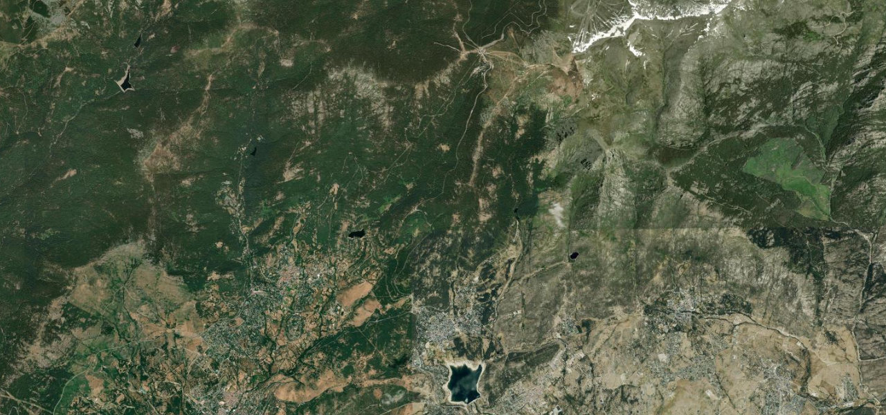 Satellite map of Puerto de Navacerrada