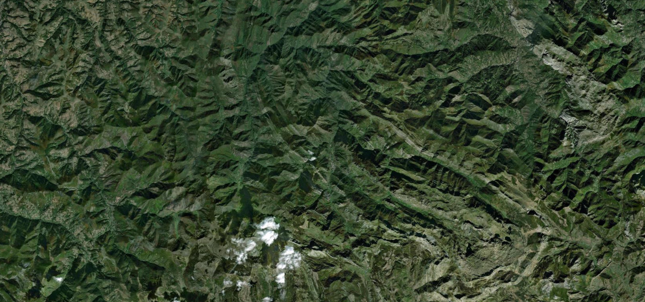 Satellite map of Puerto de Somiedo
