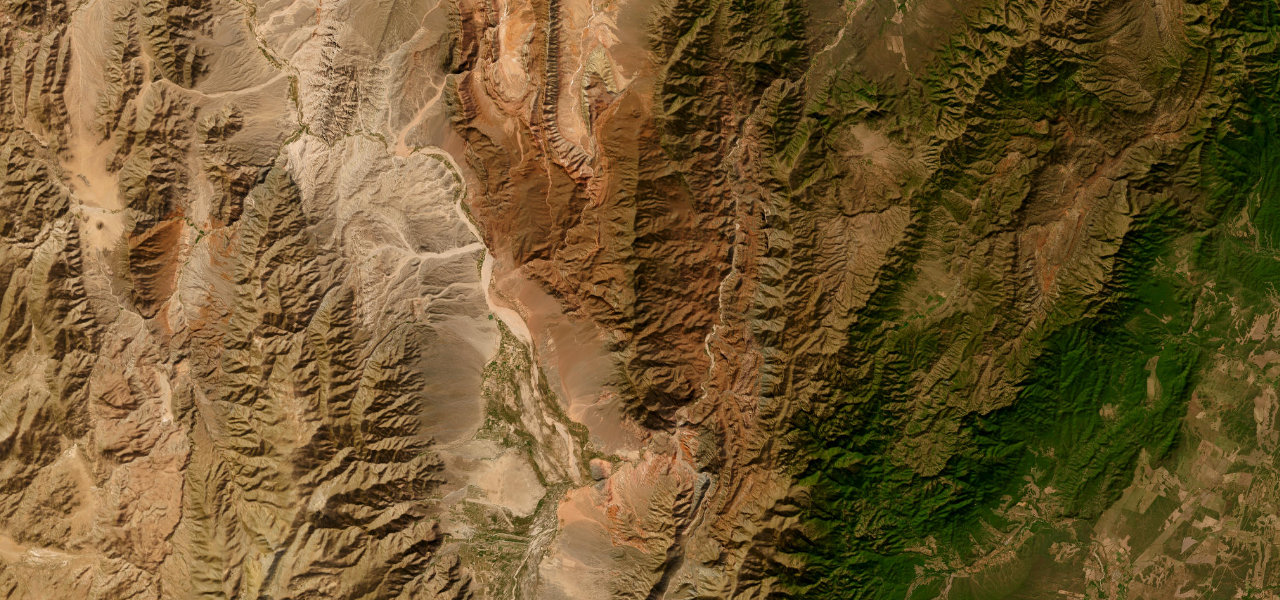 Satellite map of Quebrada de las Conchas