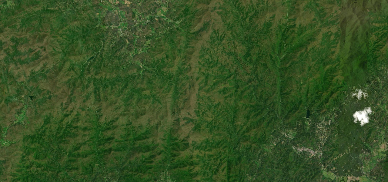 Satellite map of Richard B. Russell Scenic Highway