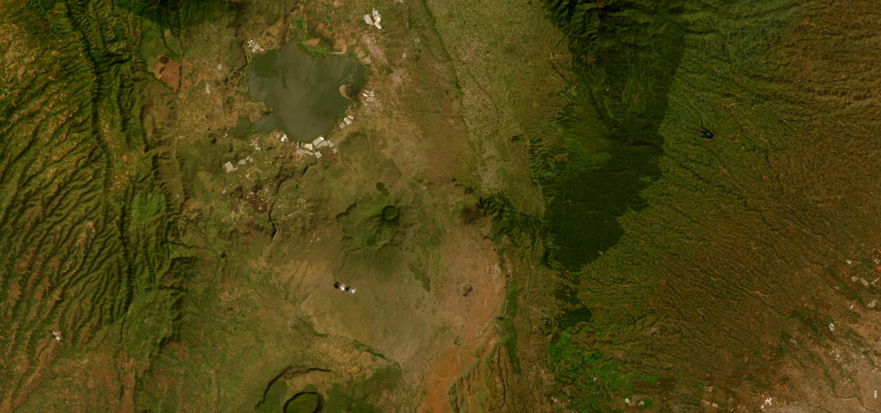 Satellite map of Rift Valley Escarpment Road