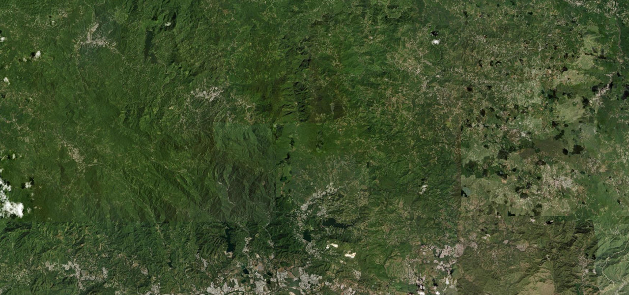 Satellite map of Ruta Panorámica, Puerto Rico