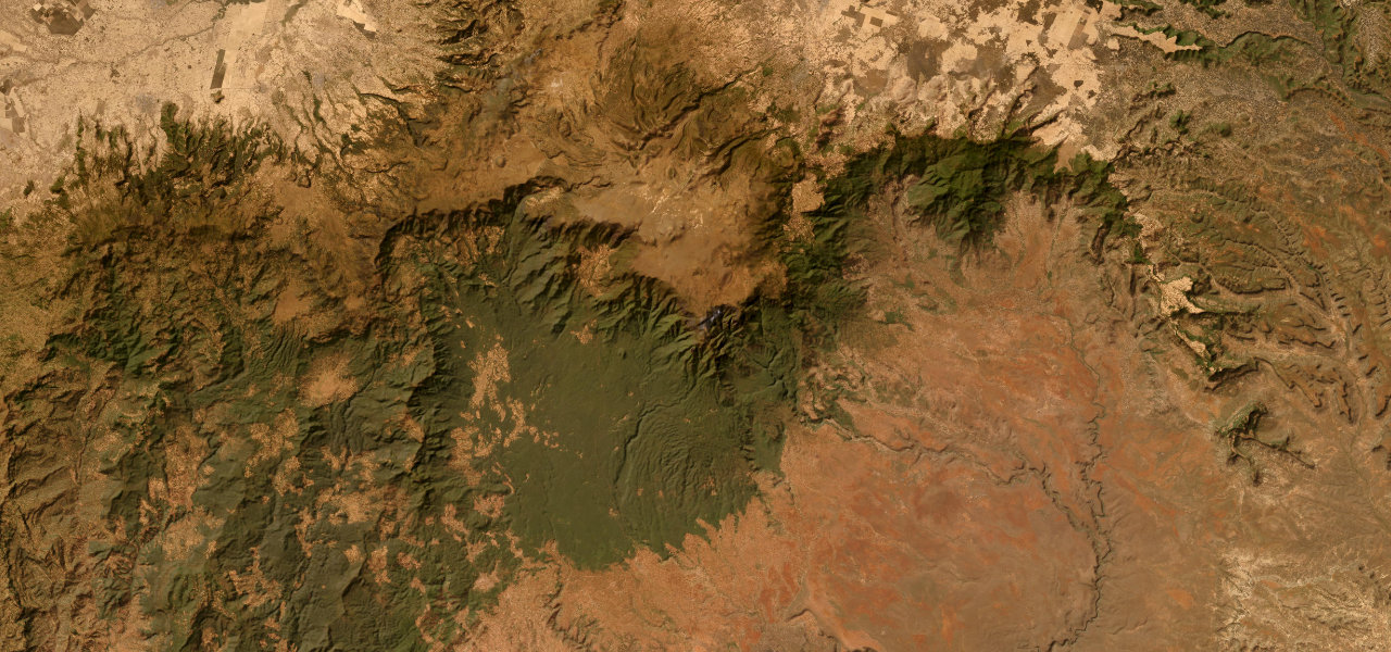 Satellite map of Sanetti Plateau Road