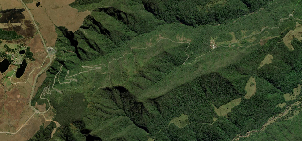 Satellite map of Serra do Rio do Rastro