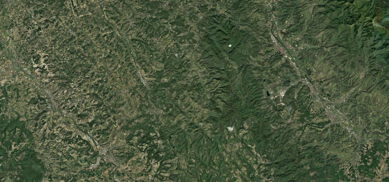Satellite map of Strada Chiantigiana, Italy