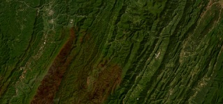 Driving roads near Harrisonburg · Routes