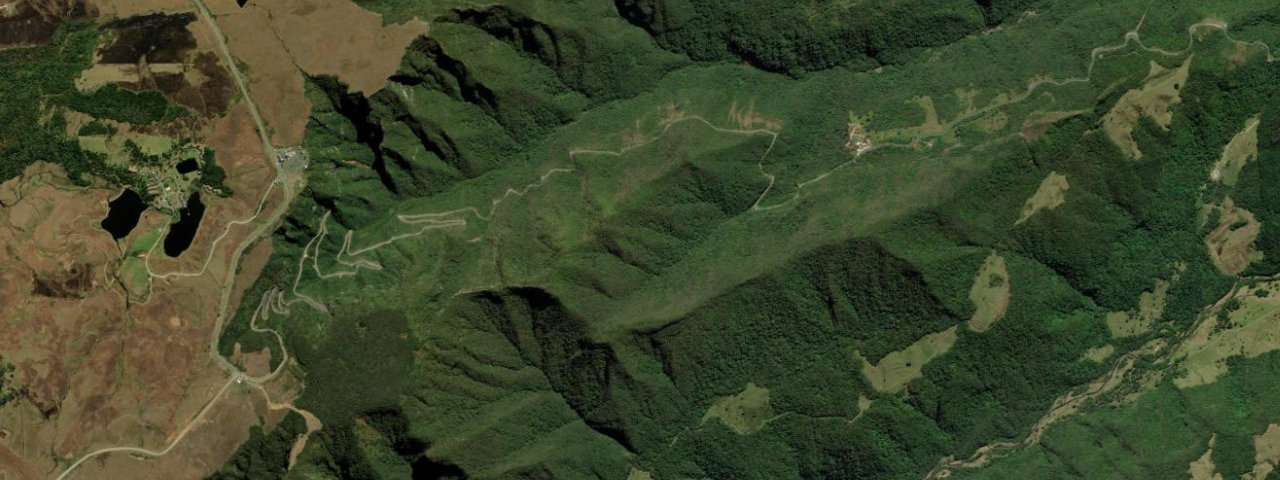 Satellite view of Brazil