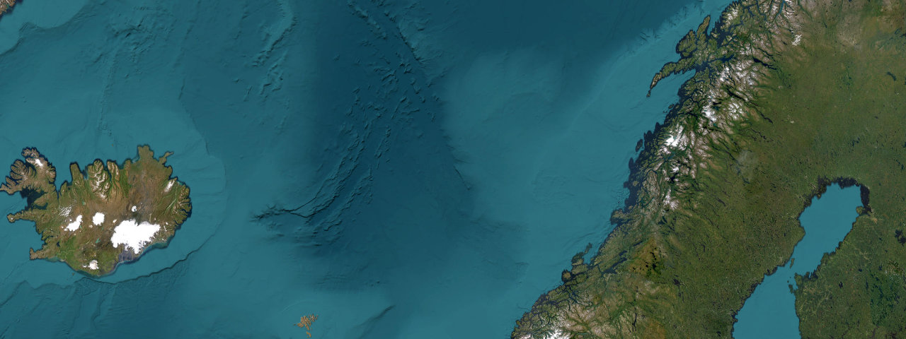 Satellite view of the Nordic Wilderness Roads roads