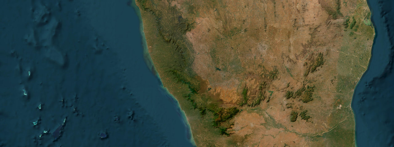 Satellite view of the Western Ghats roads