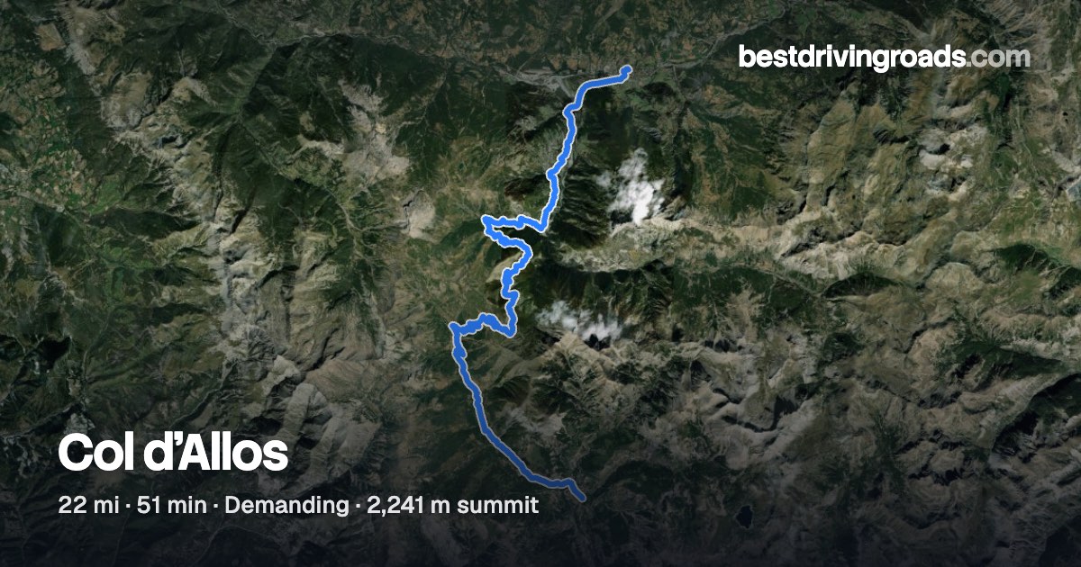 Col d'Allos, Provence-Alpes-Côte d'Azur: drive guide, map & corners ...